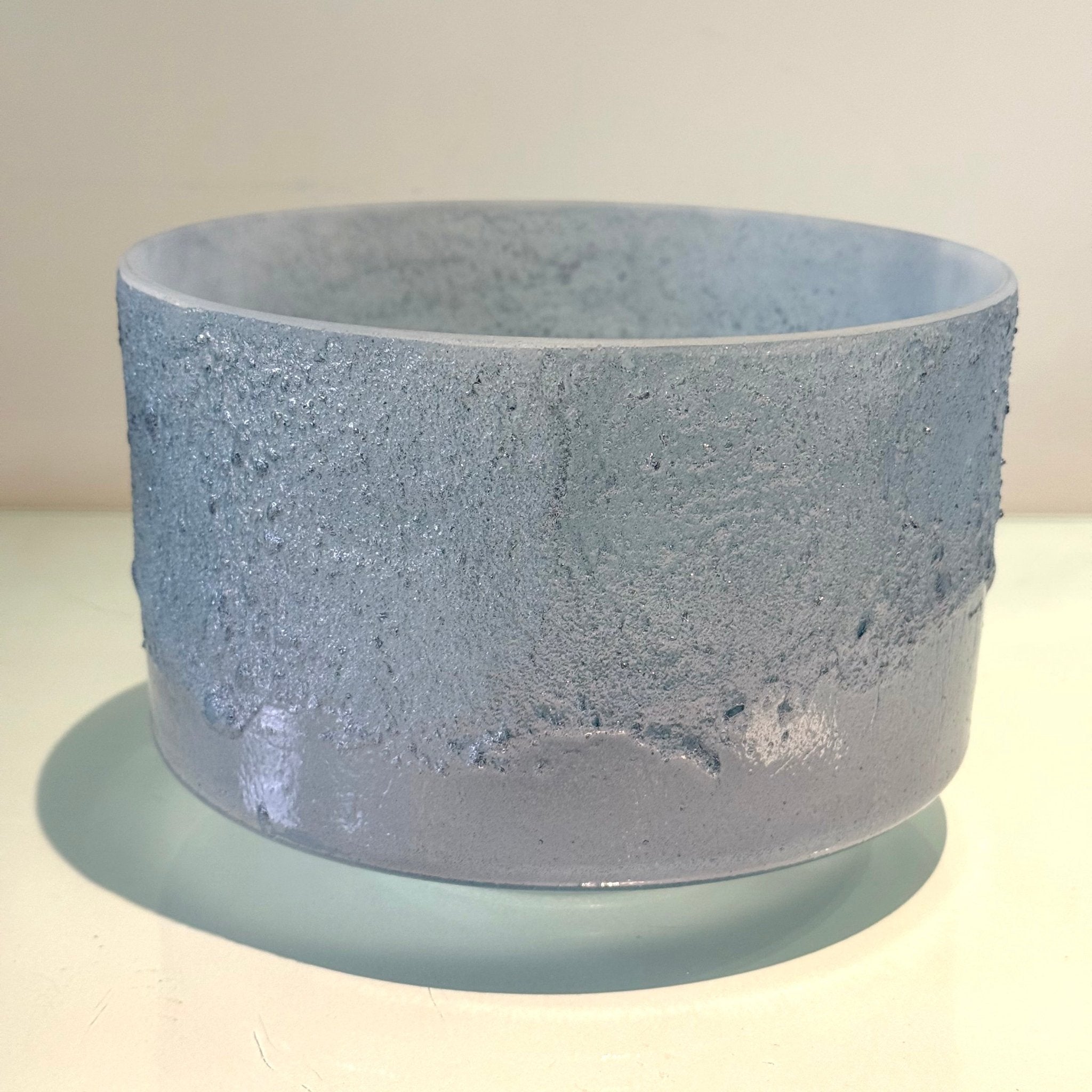 9" F-5 Lemurian Seed, Zeal Point, Frosted Inside 148754 Crystal Tones® Alchemy Crystal Singing Bowl - Sacred Sound of the Soul