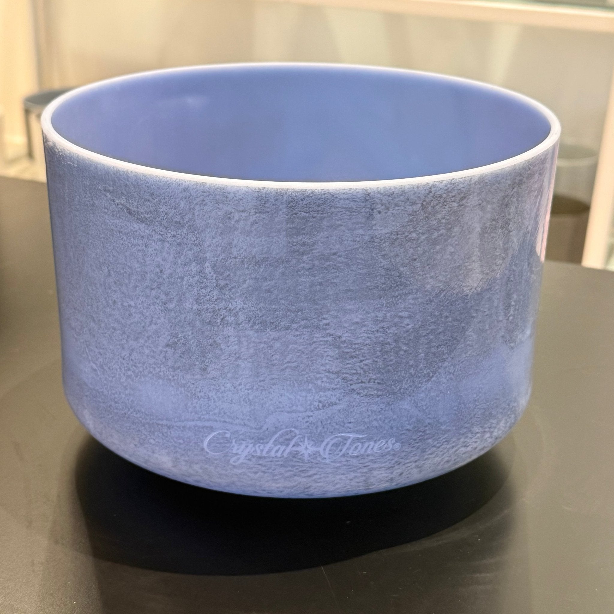 9" F+15 Larimar Morph 135560 Crystal Tones® Alchemy Crystal Singing Bowl - Sacred Sound of the Soul