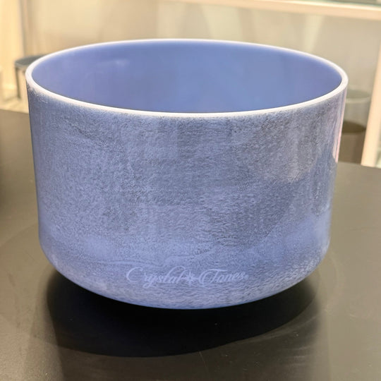 9" F+15 Larimar Morph 135560 Crystal Tones® Alchemy Crystal Singing Bowl - Sacred Sound of the Soul