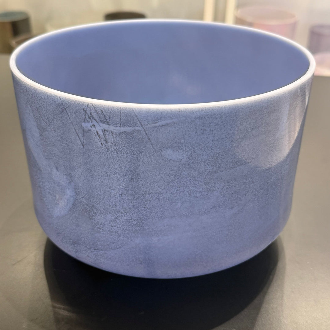 9" F+15 Larimar Morph 135560 Crystal Tones® Alchemy Crystal Singing Bowl - Sacred Sound of the Soul