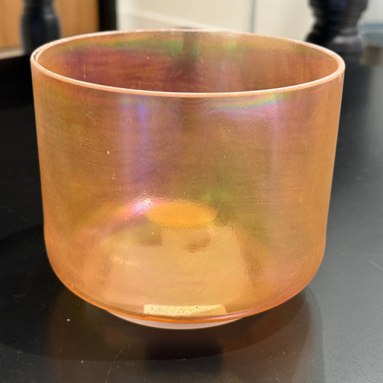 6" B+5 Great Salt Lake Salt, Crone Goddess 89482 Crystal Tones® Alchemy Crystal Singing Bowl