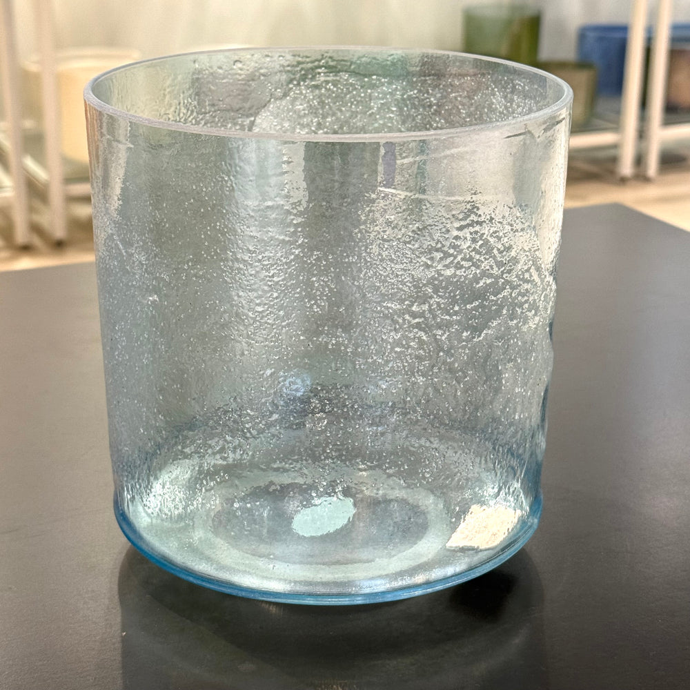 8" E-45 Lemurian Seed, Aqua Aura Gold 131284 Crystal Tones® Alchemy Crystal Singing Bowl