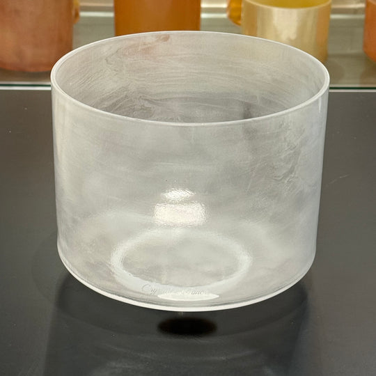 8" D#-50 Great Salt Lake Salt 161078 Crystal Tones® Alchemy Crystal Singing Bowl