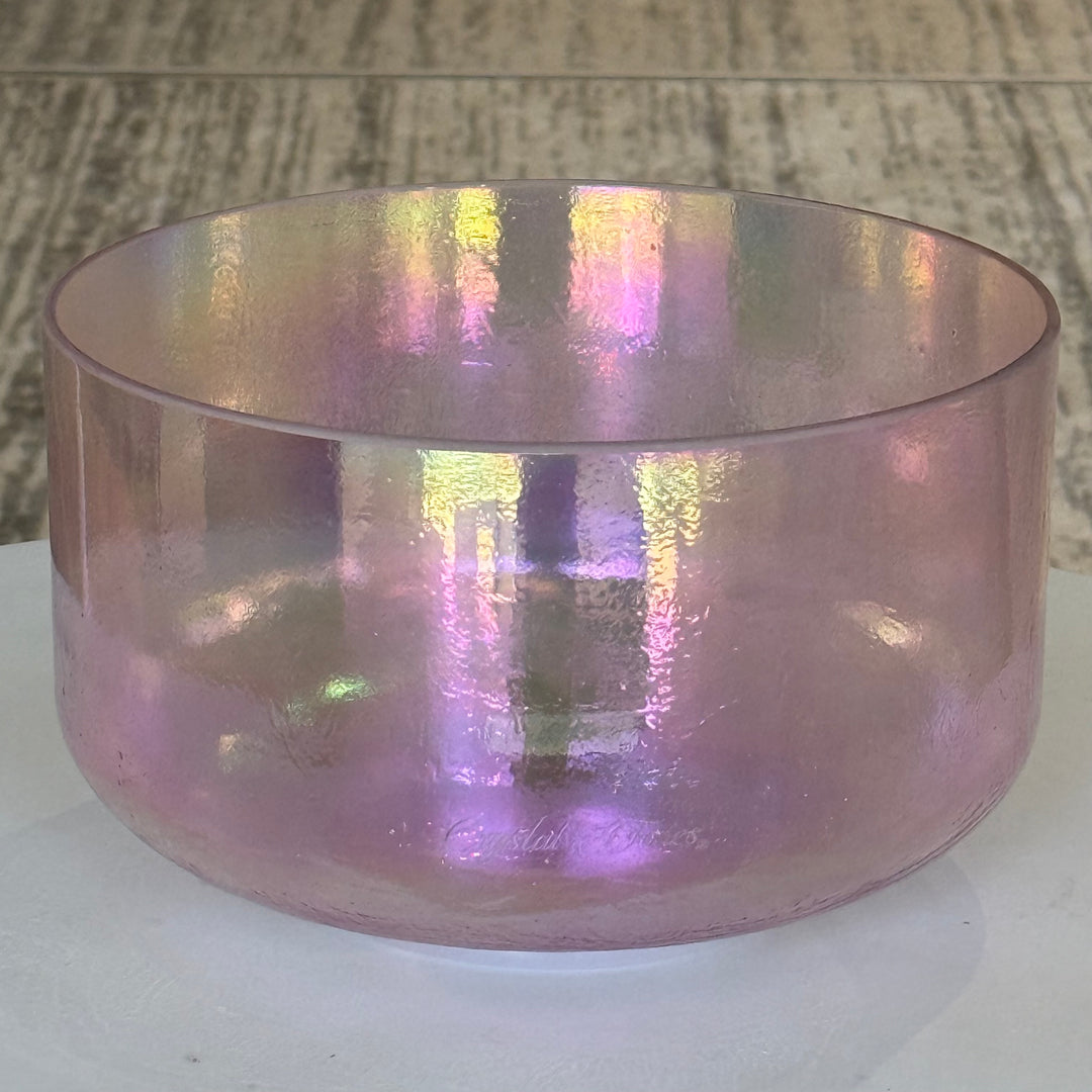 10" B-40 Violet Flame Aura 160391 Crystal Tones® Alchemy Crystal Singing Bowl