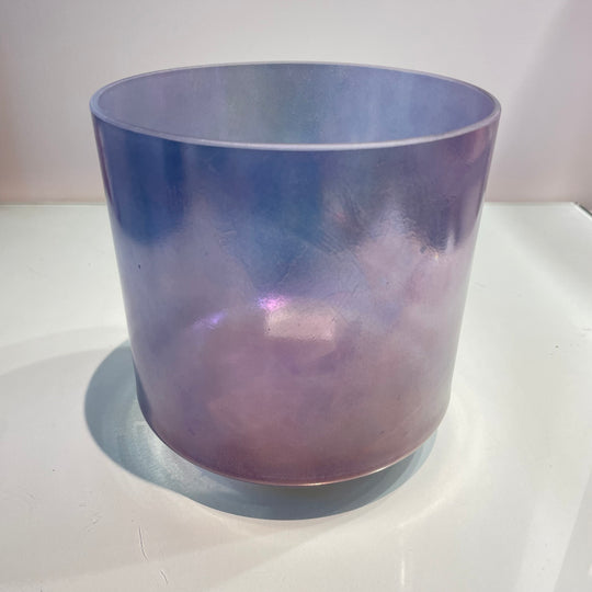 6" G+15 Great Salt Lake Salt, Violet Aura Gold, Platinum (Inside) Bowl 116980 Crystal Tones®