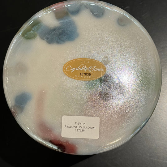 7" F#-15 Abalone, Palladium 157639 Crystal Tones® Alchemy Crystal Singing Bowl