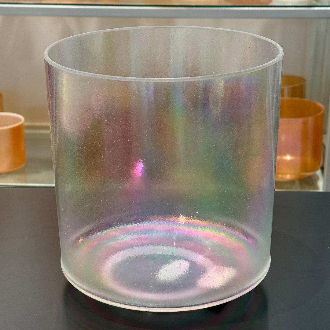 8" B+45 Platinum 151546 Crystal Tones® Alchemy Crystal Singing Bowl