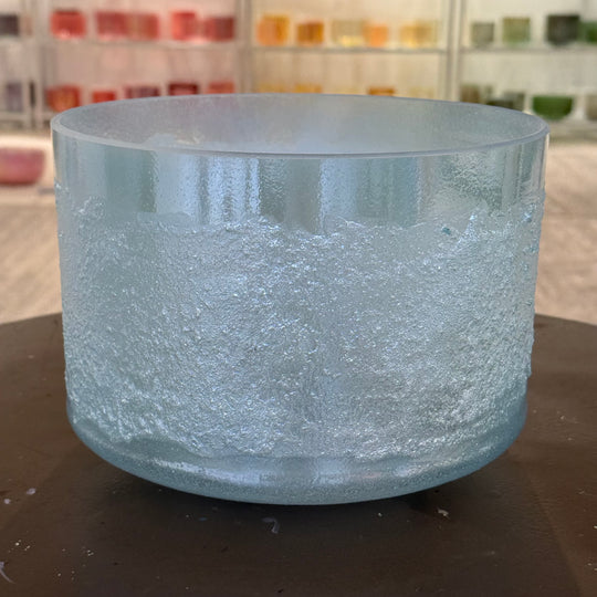 9" D#0 Lemurian Seed, Aqua Aura Gold 143032 Crystal Tones®