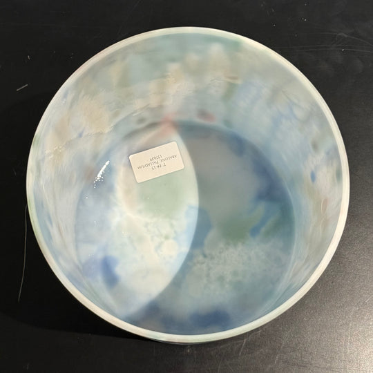 7" F#-15 Abalone, Palladium 157639 Crystal Tones® Alchemy Crystal Singing Bowl