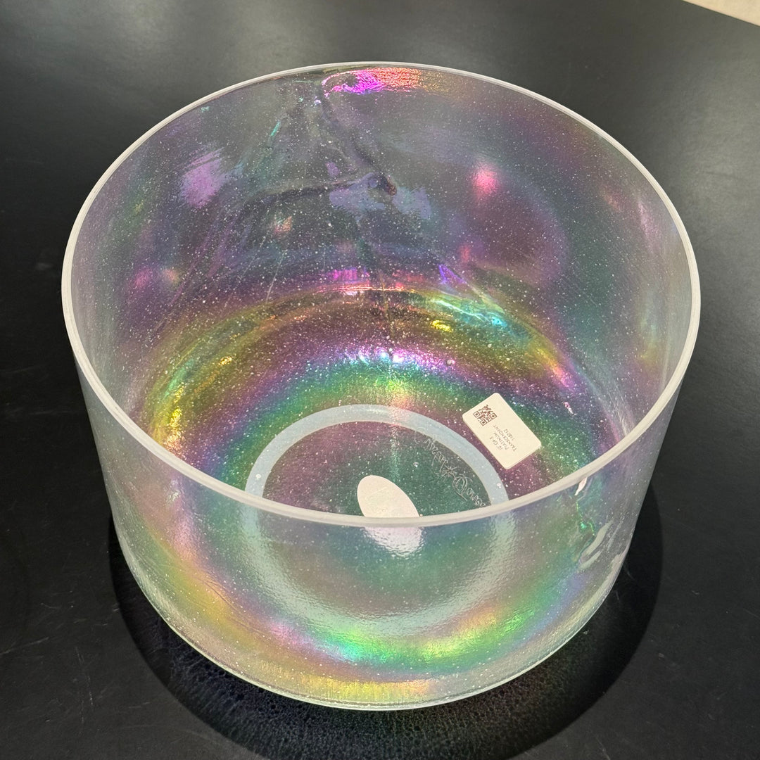 10" G#-5 Platinum, Transcendent (Morph) 148042 Crystal Tones® Alchemy Crystal Singing Bowl
