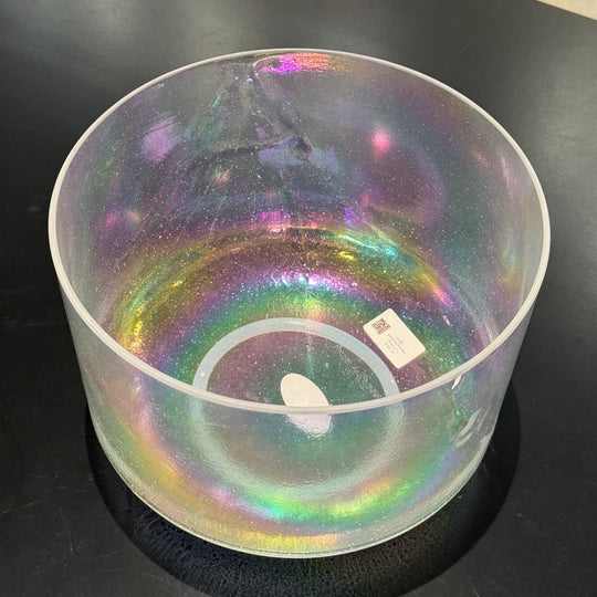 10" G#-5 Platinum, Transcendent (Morph) 148042 Crystal Tones® Alchemy Crystal Singing Bowl