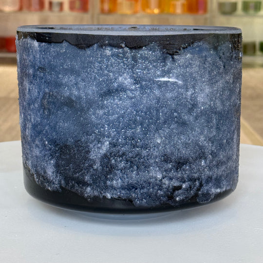 8" G+35 Lemurian Seed, Shungite 148994 Crystal Tones® Alchemy Crystal Singing Bowl