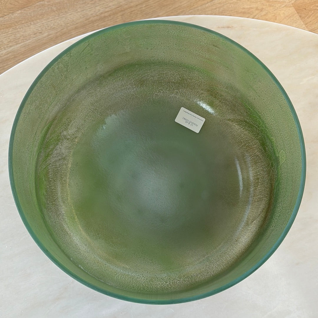 12" B+45 Peridot Bowl 133061 Crystal Tones®