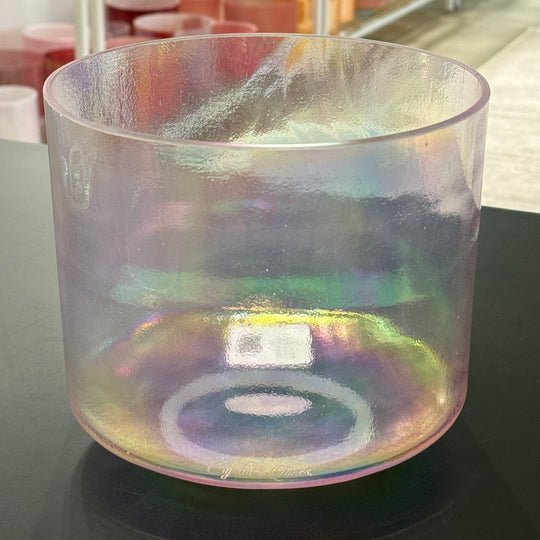 8" E-40 Violet Flame Aura 156121 Crystal Tones® Alchemy Crystal Singing Bowl