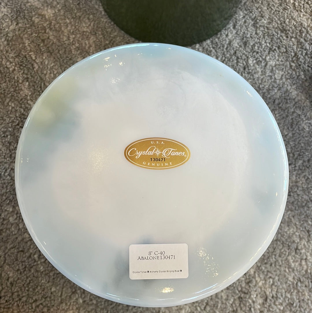8" C-40 Abalone Bowl 130471 Crystal Tones® ENCINITAS
