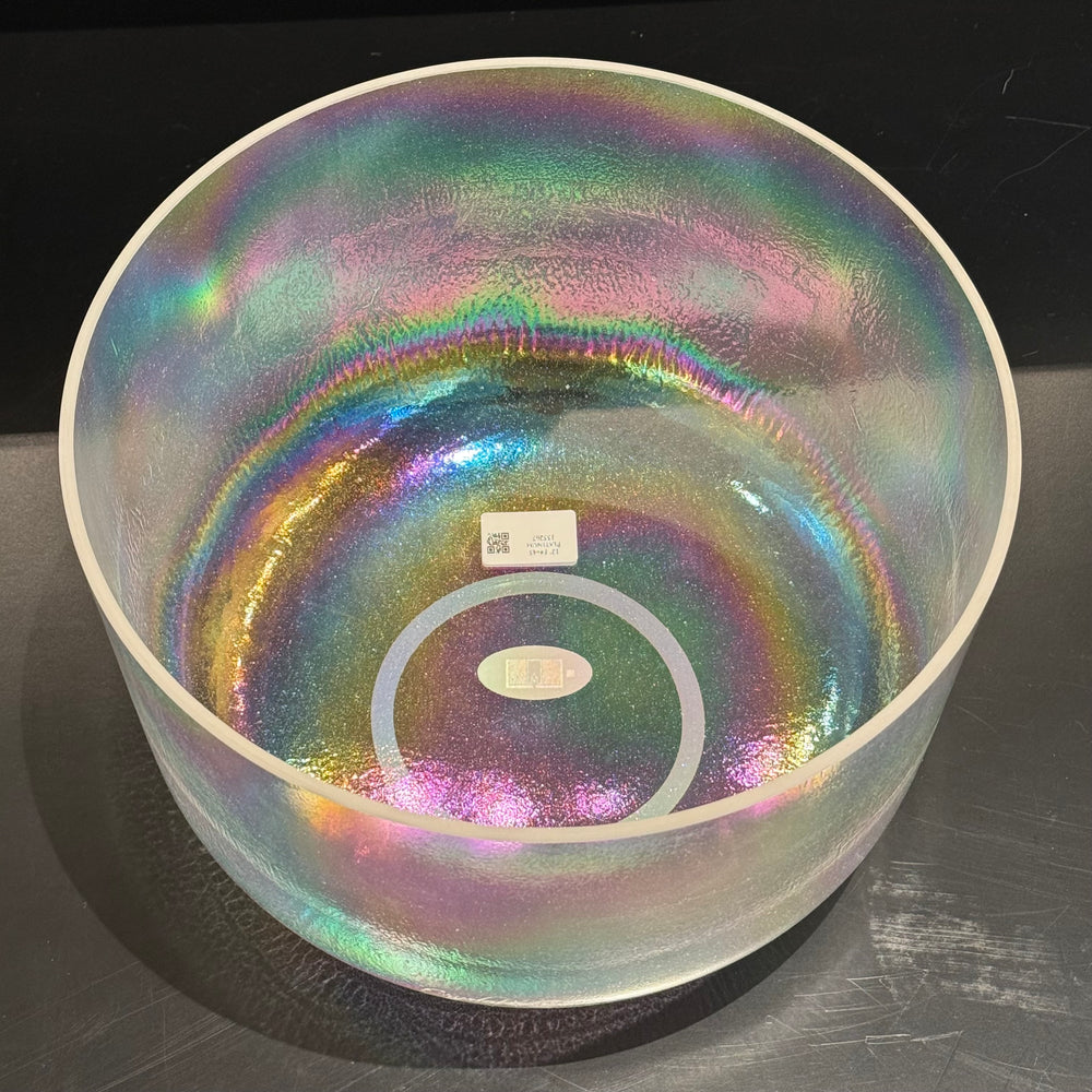 12" F#+45 Platinum 155267 Crystal Tones® Alchemy Crystal Singing Bowl