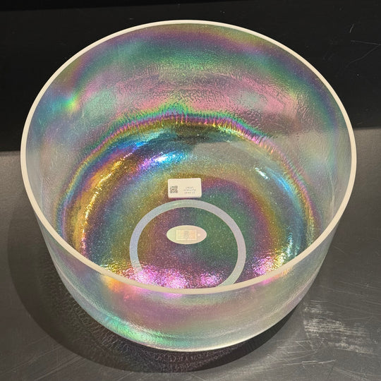 12" F#+45 Platinum 155267 Crystal Tones® Alchemy Crystal Singing Bowl