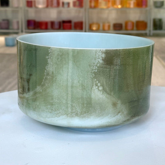 9" F#-25 Itoigawa Jade 137171 Crystal Tones® Alchemy Crystal Singing Bowl