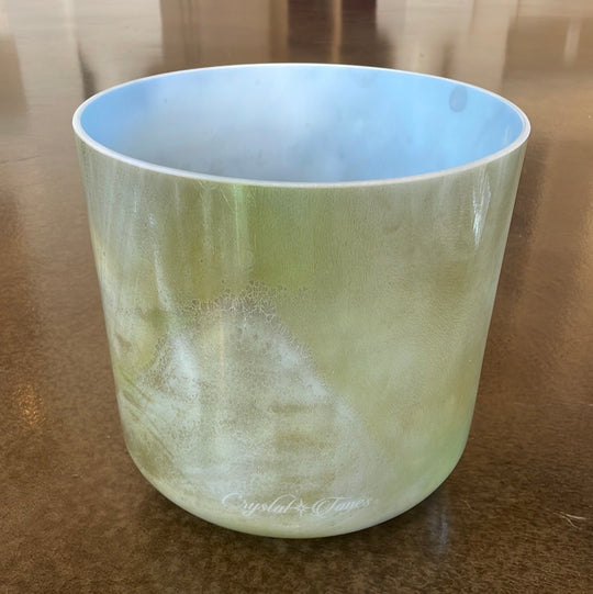 10" F#+40 Mt. Shasta Tall Bowl 125713 Crystal Tones® ENCINITAS