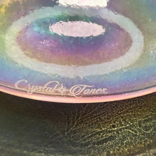 8" F0 Violet Flame Aura 156117 Crystal Tones® Alchemy Crystal Singing Bowl