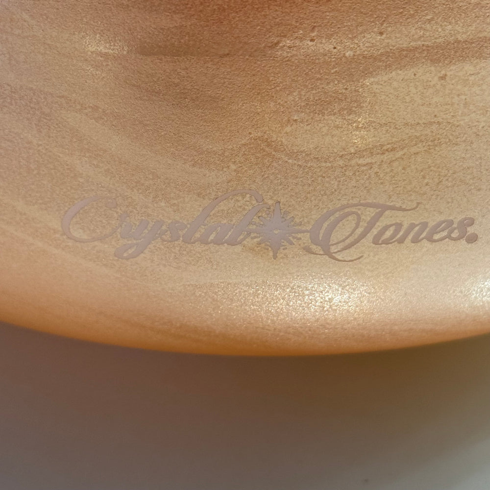 10" A+15 Laughing Buddha, Frosted Inside 155358 Crystal Tones® Alchemy Crystal Singing Bowl