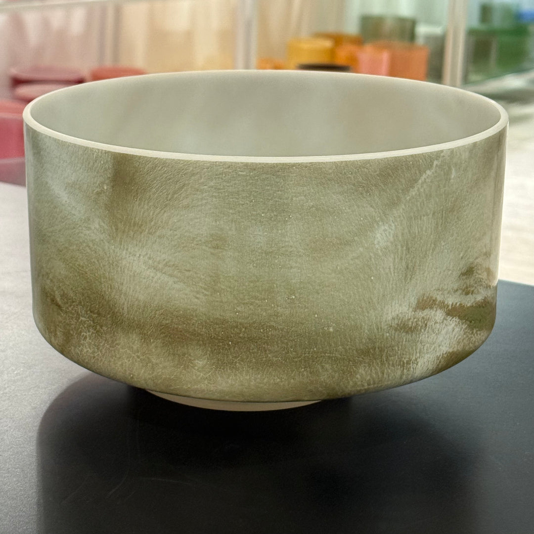 9" F-25 Itoigawa Jade 148252 Crystal Tones® Alchemy Crystal Singing Bowl