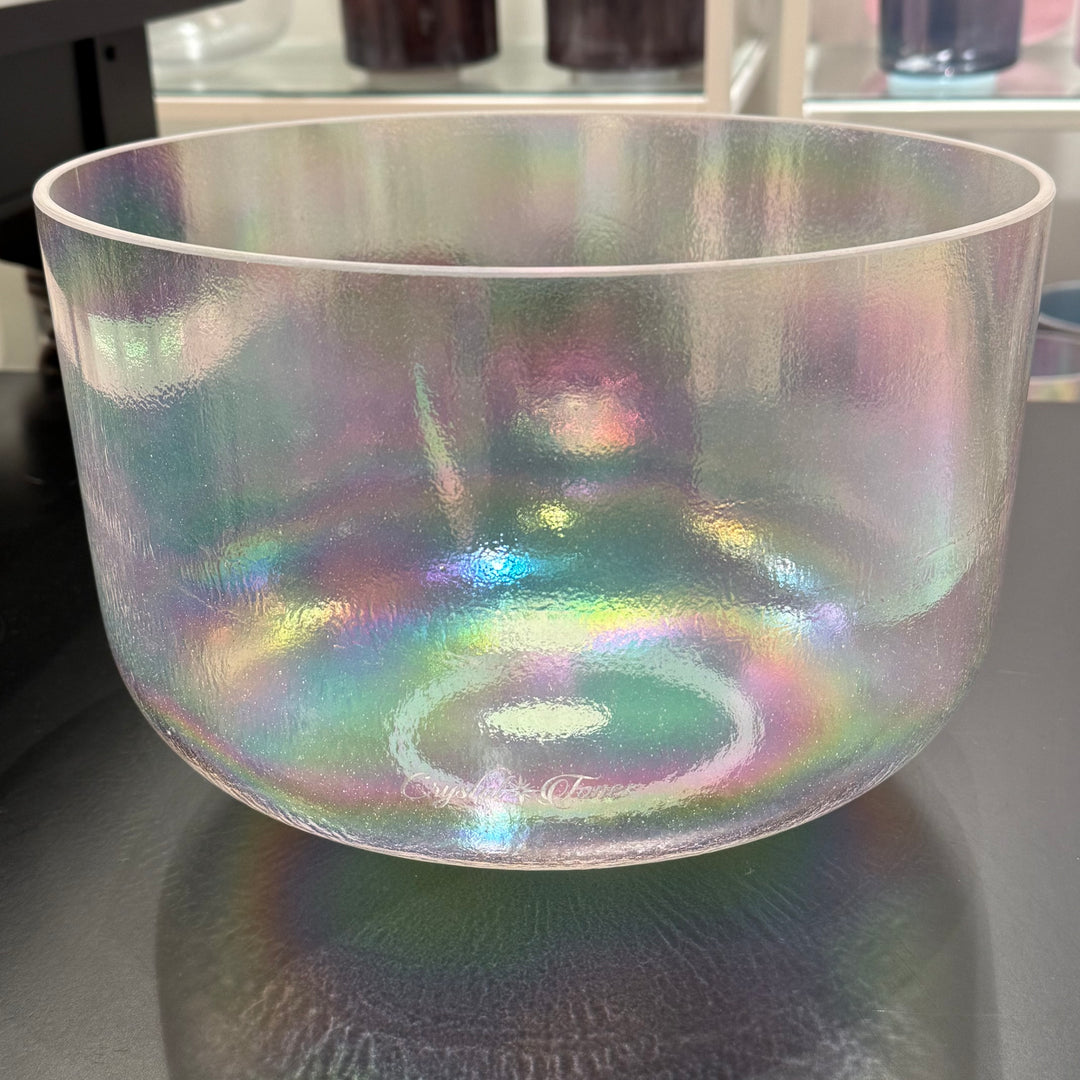12" F#+45 Platinum 155267 Crystal Tones® Alchemy Crystal Singing Bowl