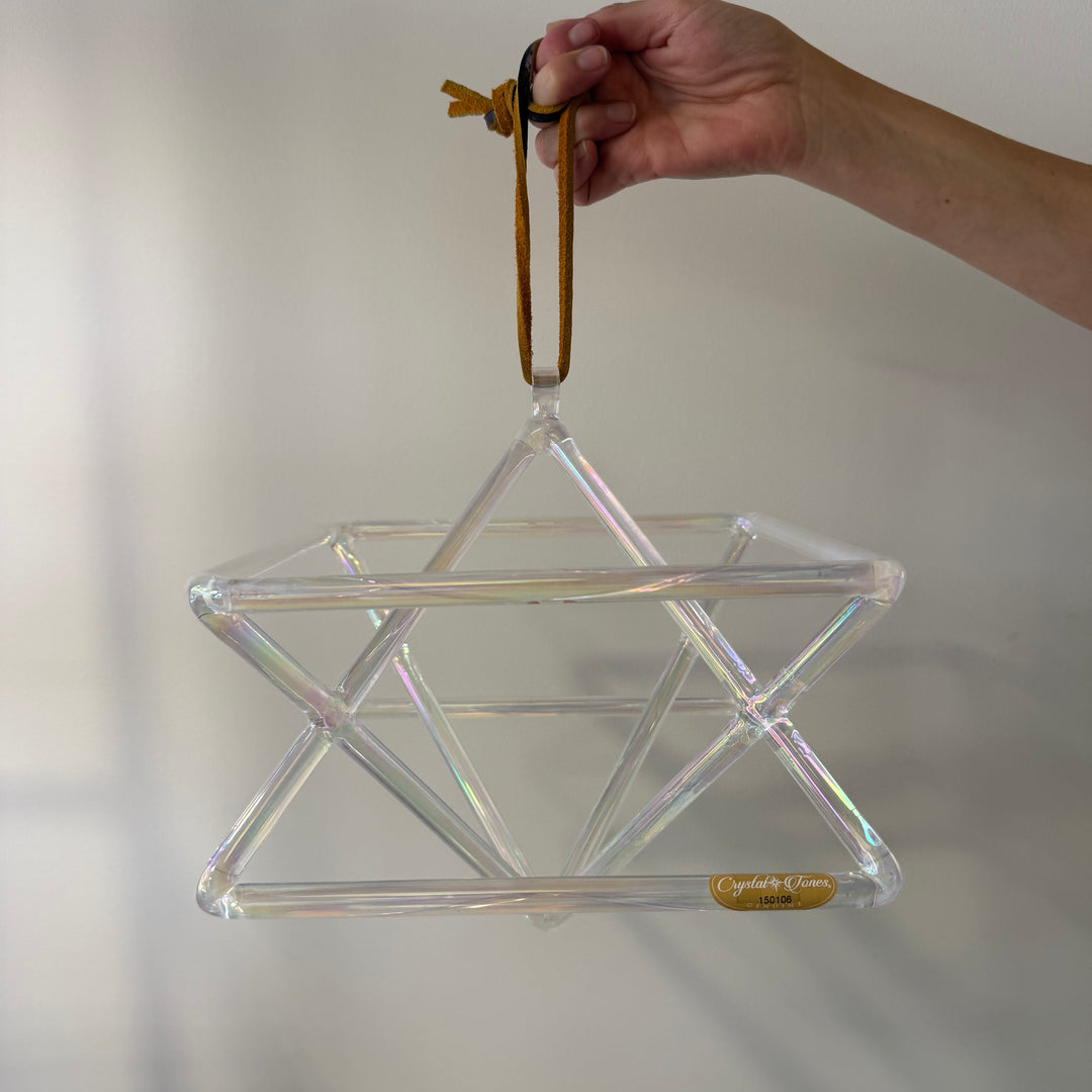 10" C#+45 Platinum Merkaba 150106 Crystal Tones®