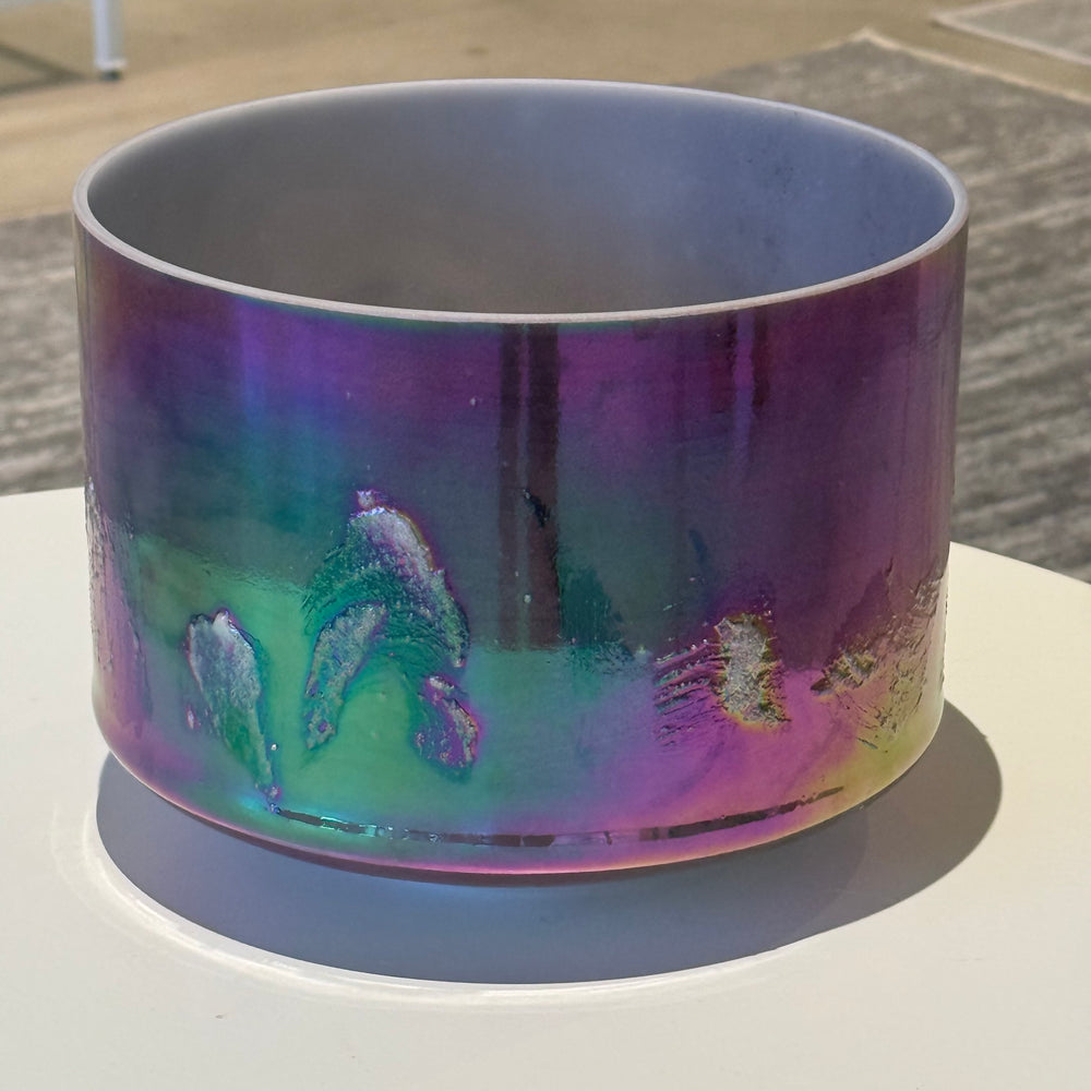 9" C#0 Anchi, Platinum 144634 Crystal Tones® Alchemy Crystal Singing Bowl