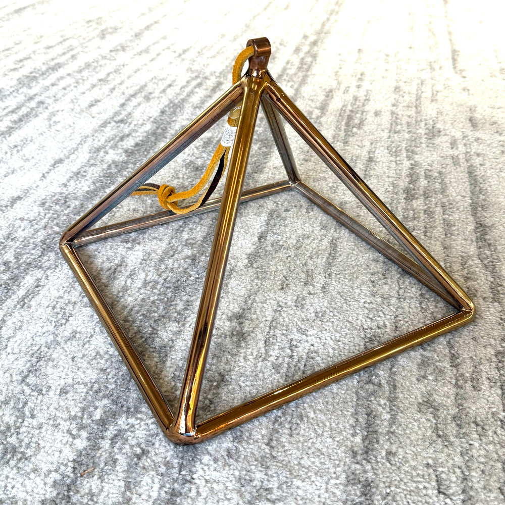 12'' A-20 Tibetan Quartz Copper Pyramid Transcendent 154252 Crystal Tones®