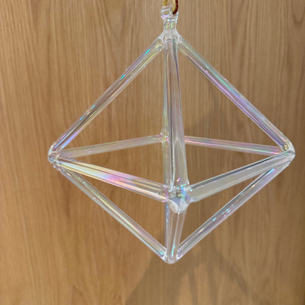 8" B-40 Platinum Diamond 158866 Crystal Tones® Alchemy Crystal Singing Bowl