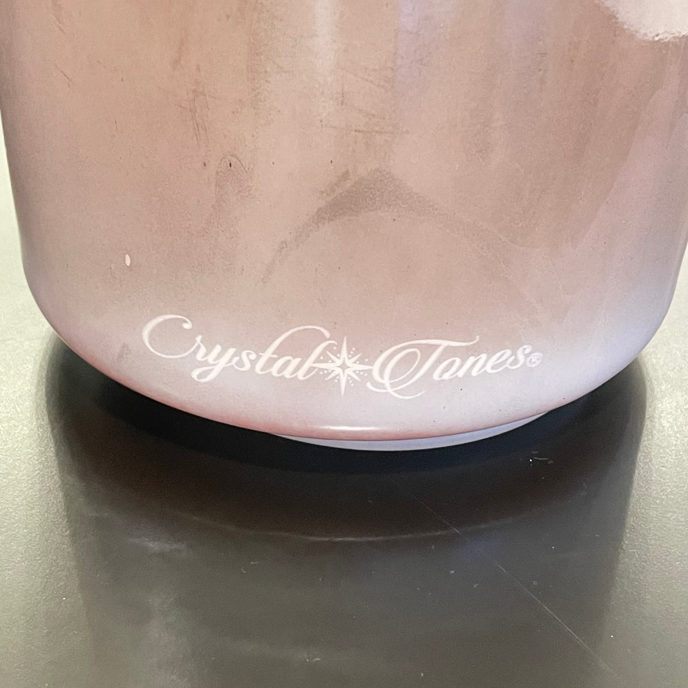 7" C#+25 Kunzite, Palladium Bowl 132812 Crystal Tones®