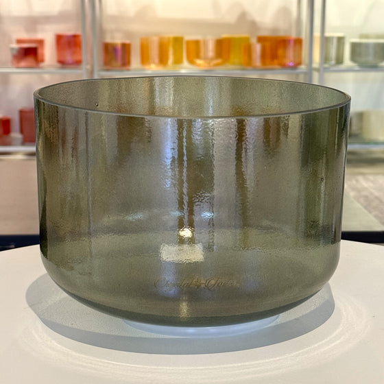 10" B-30 Sage Aura Gold 160955 Crystal Tones® Alchemy Crystal Singing Bowl