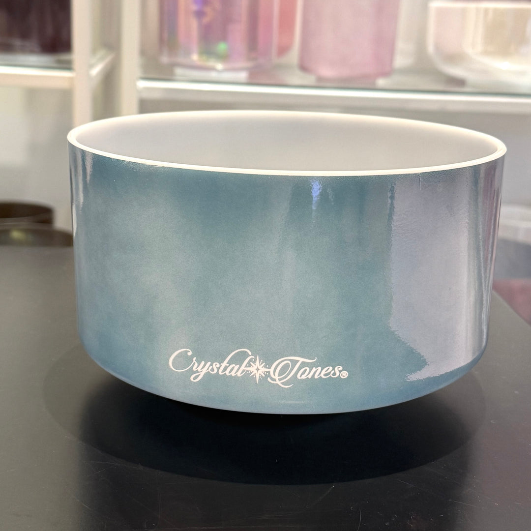 9" G0 Zeal Point Ocean Gold 131599 Crystal Tones® Alchemy Crystal Singing Bowl