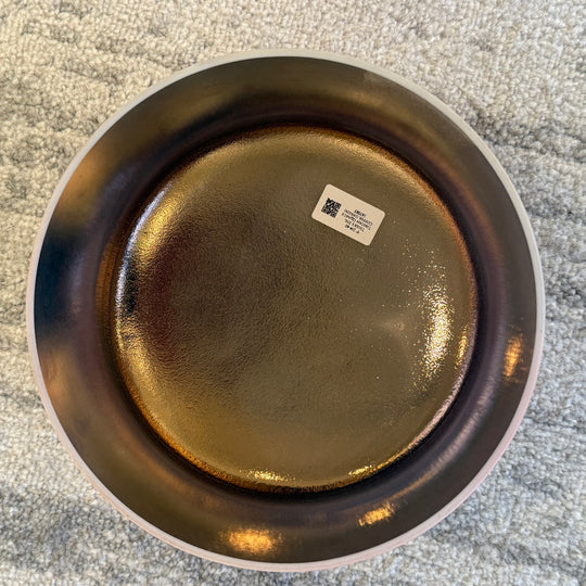 9" D#-40 Tiger's Eye, Tibetan Quartz Copper (Inside) 147085 Crystal Tones® Alchemy Crystal Singing Bowl