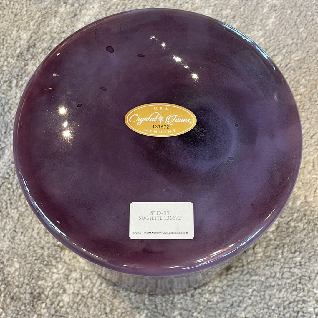 8" D-25 Sugilite Bowl 131672 Crystal Tones®