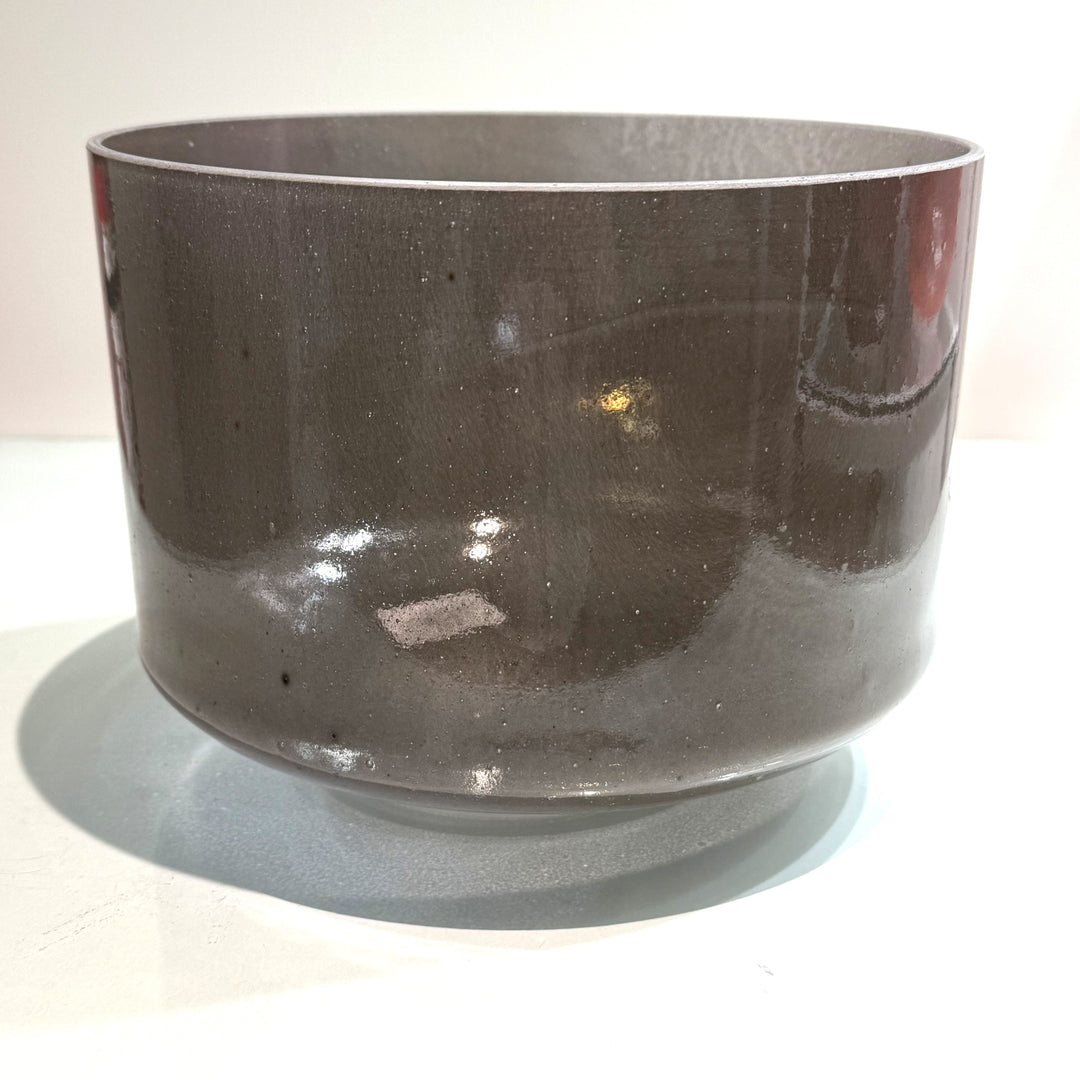 9" C0 Charcoal, Palladium (Inside) 140175 Crystal Tones® Alchemy Crystal Singing Bowl