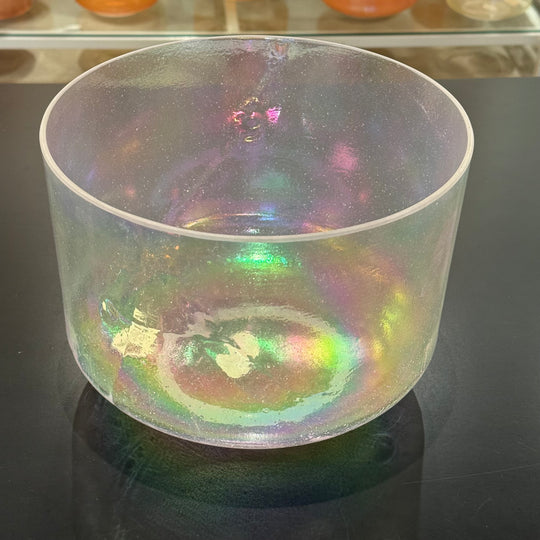 10" G#-5 Platinum, Transcendent (Morph) 148042 Crystal Tones® Alchemy Crystal Singing Bowl