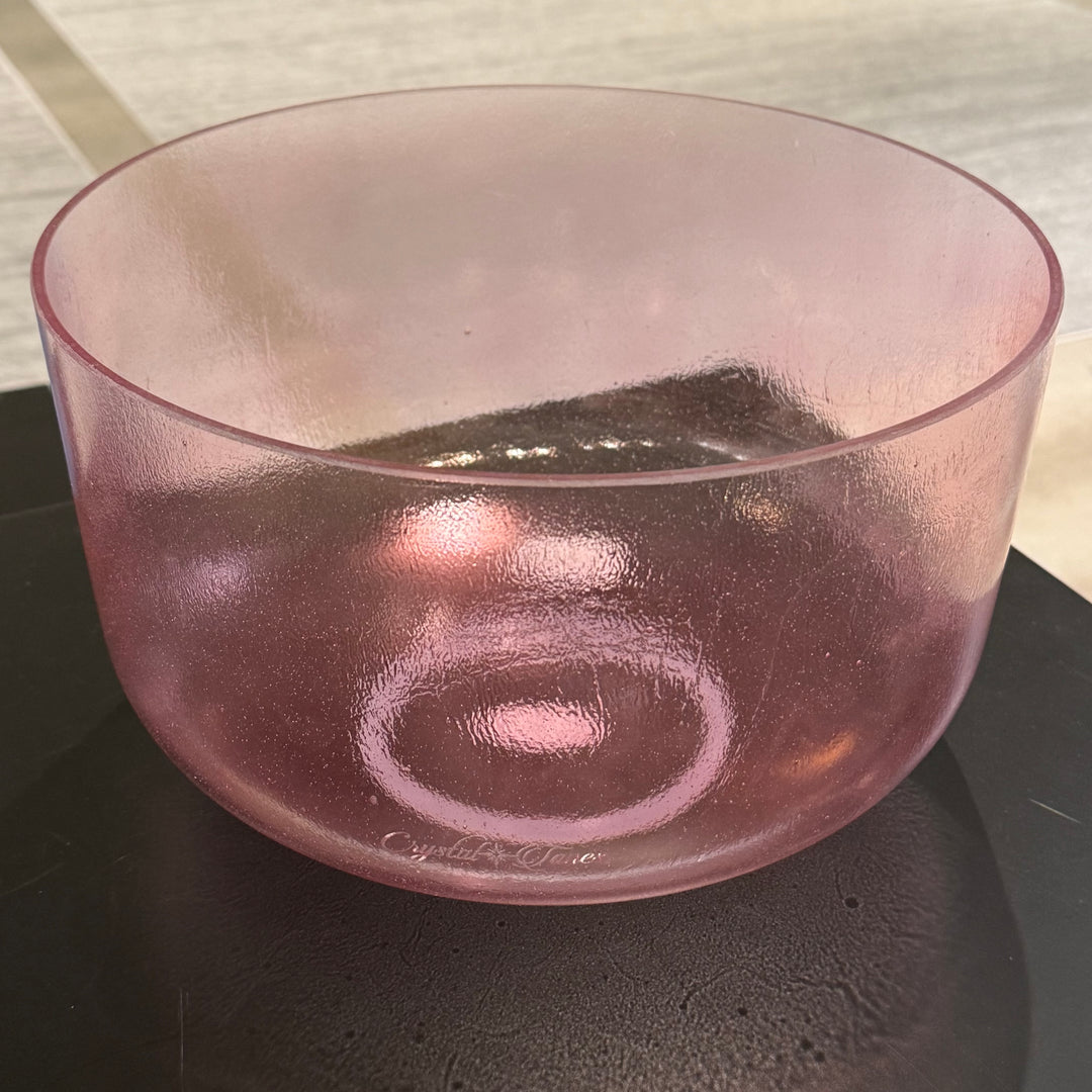 12" F+5 Pink Aura Gold 154830 Crystal Tones® Alchemy Crystal Singing Bowl