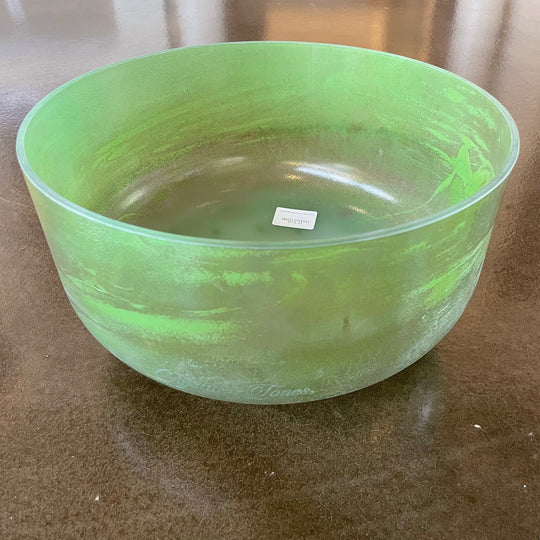 12" C+15 Emerald Bowl 132989 Crystal Tones®