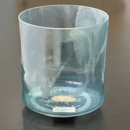 6" F+15 Azeztulite, Aqua Aura Gold 200149-124123 Crystal Tones® Alchemy Crystal Singing Bowl