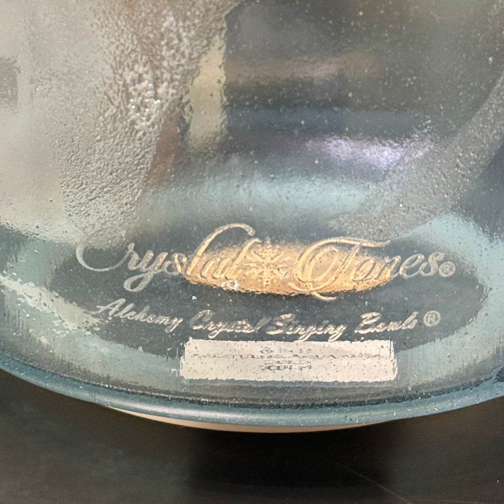 6" F+15 Azeztulite, Aqua Aura Gold 200149-124123 Crystal Tones® Alchemy Crystal Singing Bowl