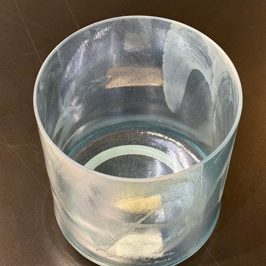 6" F+15 Azeztulite, Aqua Aura Gold 200149-124123 Crystal Tones® Alchemy Crystal Singing Bowl