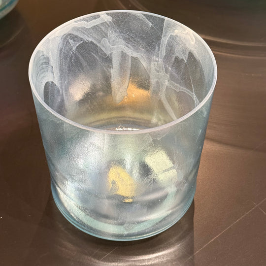 6" F+15 Azeztulite, Aqua Aura Gold 200149-124123 Crystal Tones® Alchemy Crystal Singing Bowl