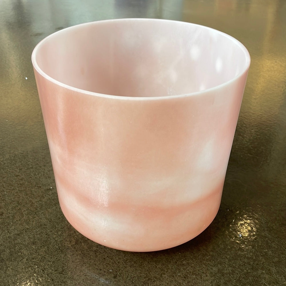 8" C#+10 Rose Quartz Bowl 122884 Crystal Tones®