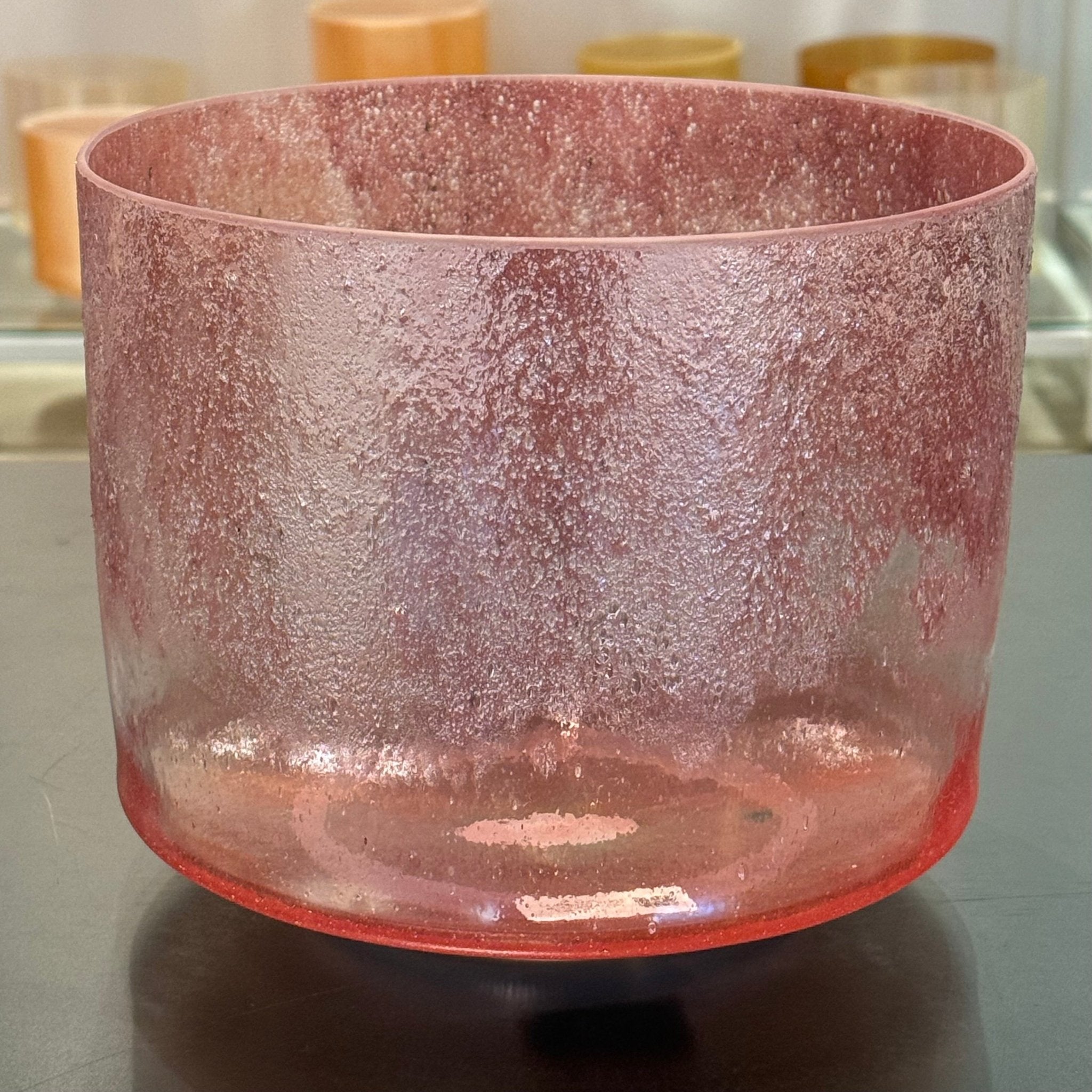 Payment 1: 9" G0 Lemurian Seed Rose Quartz, Palladium 147137 Crystal Tones® Alchemy Crystal Singing Bowl - Sacred Sound of the Soul