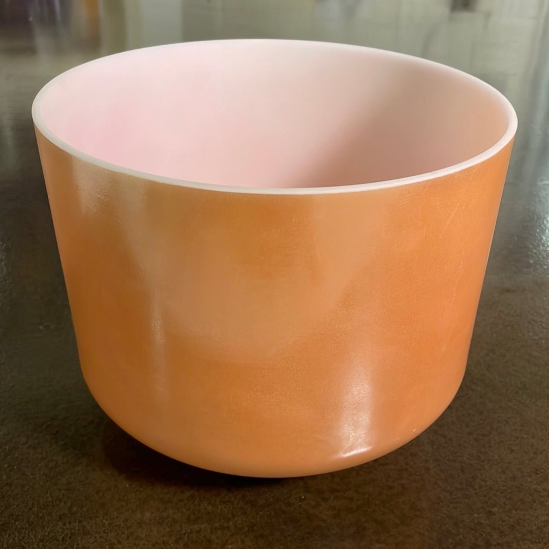 10" A0 Laughing Buddha, Pink Ocean Gold (inside) Bowl 113608 Crystal Tones® Alchemy Crystal Singing Bowl - Sacred Sound of the Soul