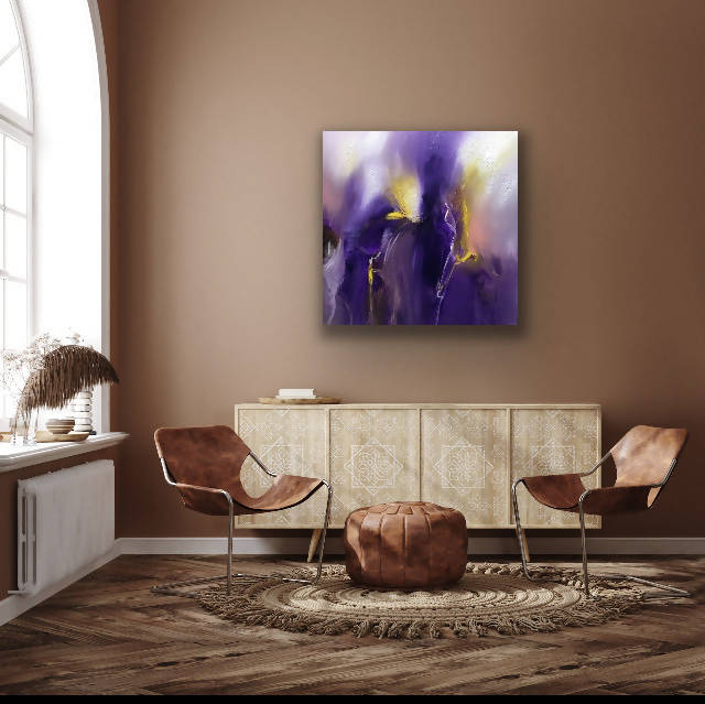 "Purple Glow" - New Earth collection - SOLD