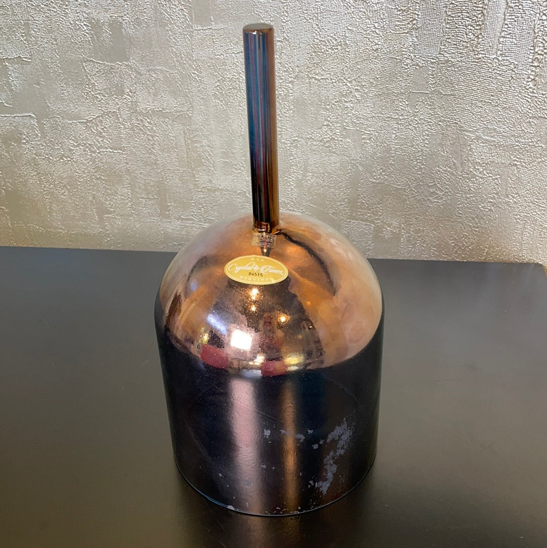 8" D+30 Tibetan Quartz Copper Practitioner 84515 Crystal Tones® ENCINITAS
