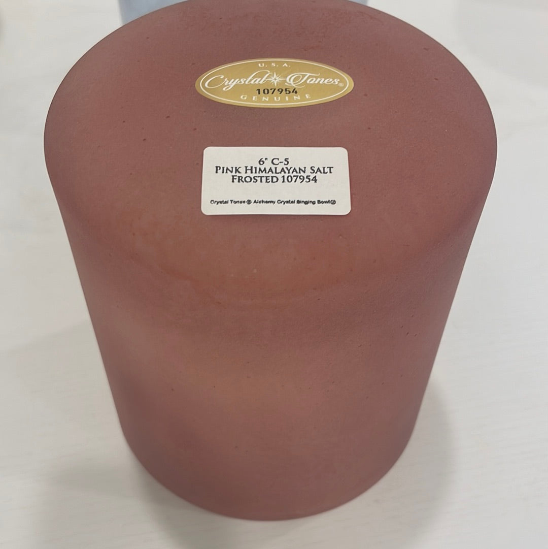 6" C-5 Pink Himalayan Salt Frosted 107954